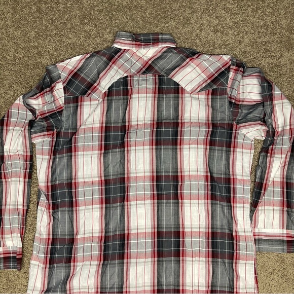 Levi’s pearl snap casual button down long sleeve shirt size XL western cowboy - Picture 7 of 7